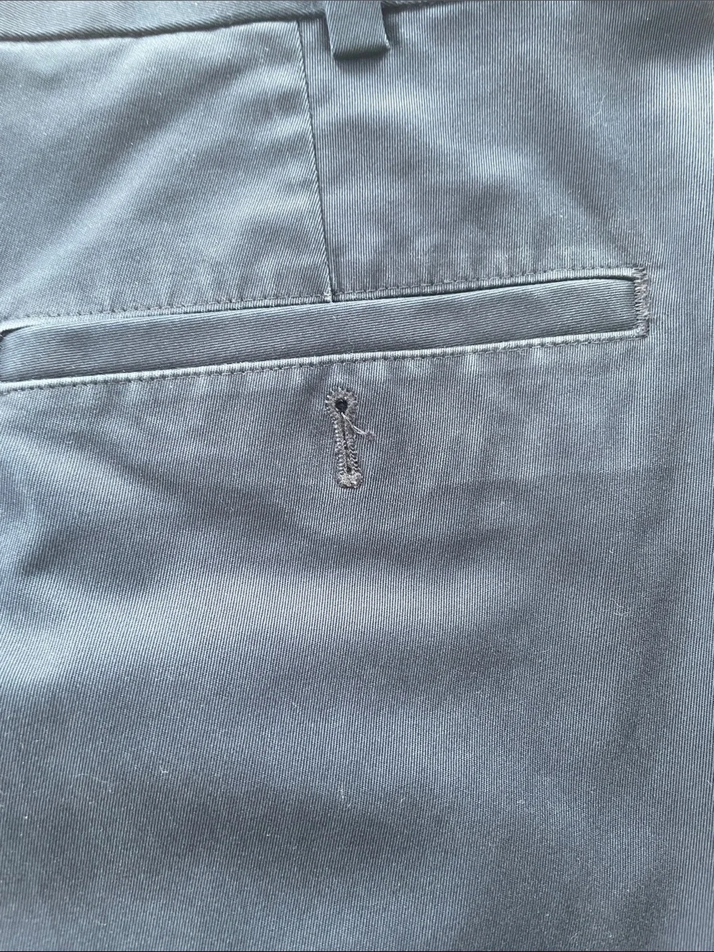 Brooks Brothers Navy Flat-Front Chino Pants 42x32 Classic Casual Preppy Coastal